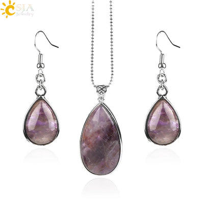 Natural Gemstone 3 Piece Set