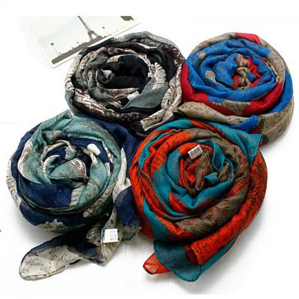 Floral Print Scarf