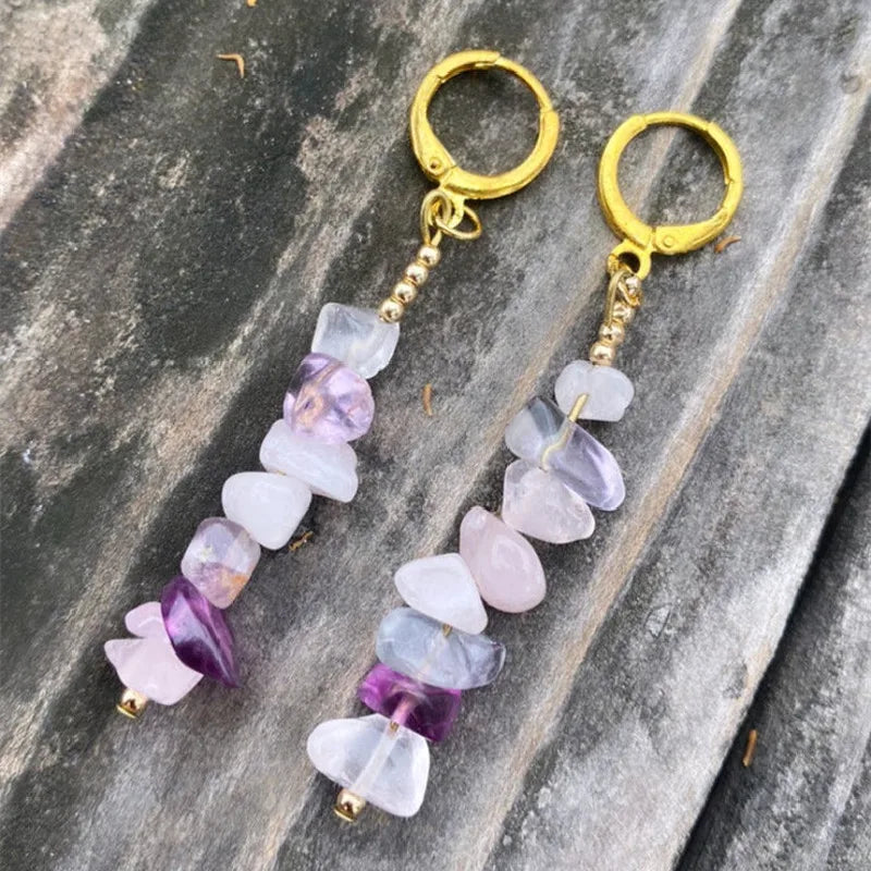 Luminara Gem Dangle Earrings