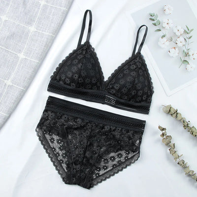 Calyx Lace Bra & Underwear Set