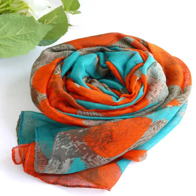Floral Print Scarf