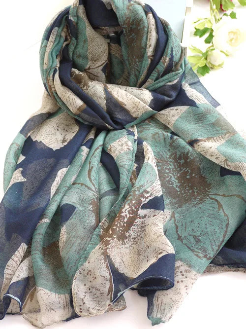 Floral Print Scarf