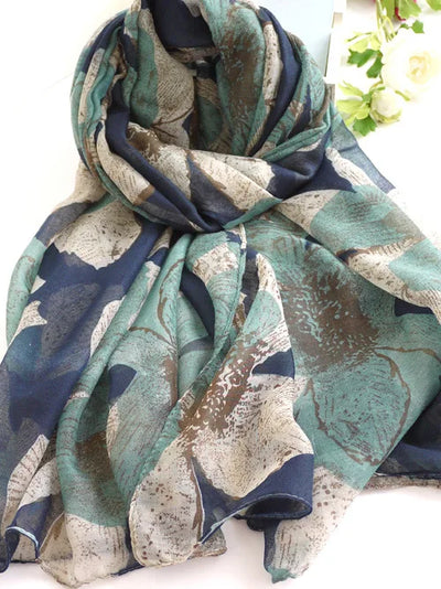 Floral Print Scarf