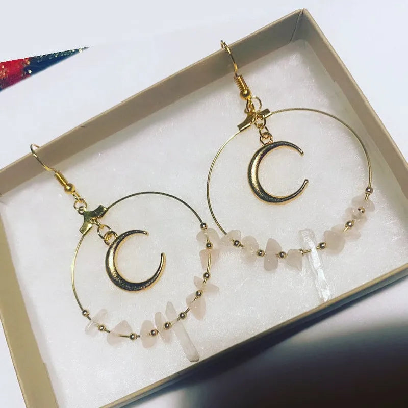 Luminara Gem Dangle Earrings