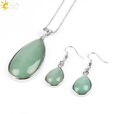 Natural Gemstone 3 Piece Set
