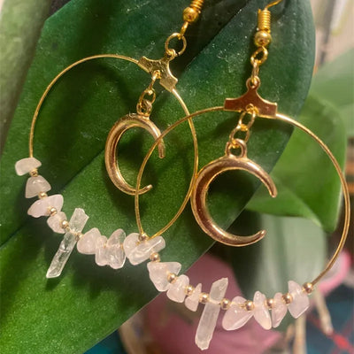 Luminara Gem Dangle Earrings