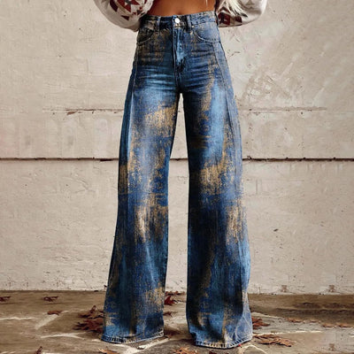 Blossom Wide Leg Flare Jeans