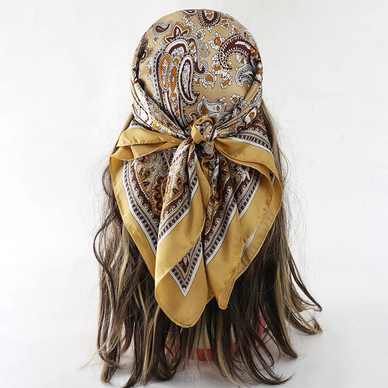 Orea Flow Silk Head Scarf