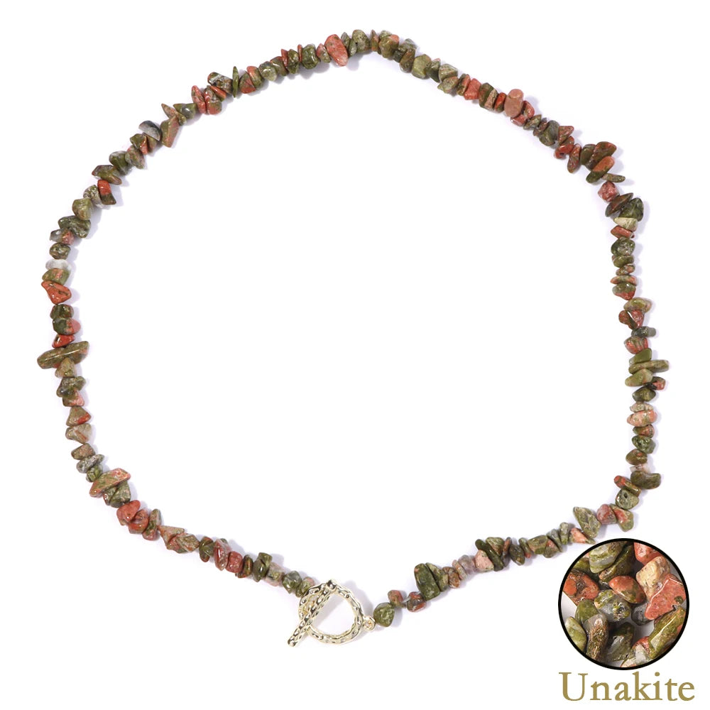 Healing Bohemian Gem Necklace