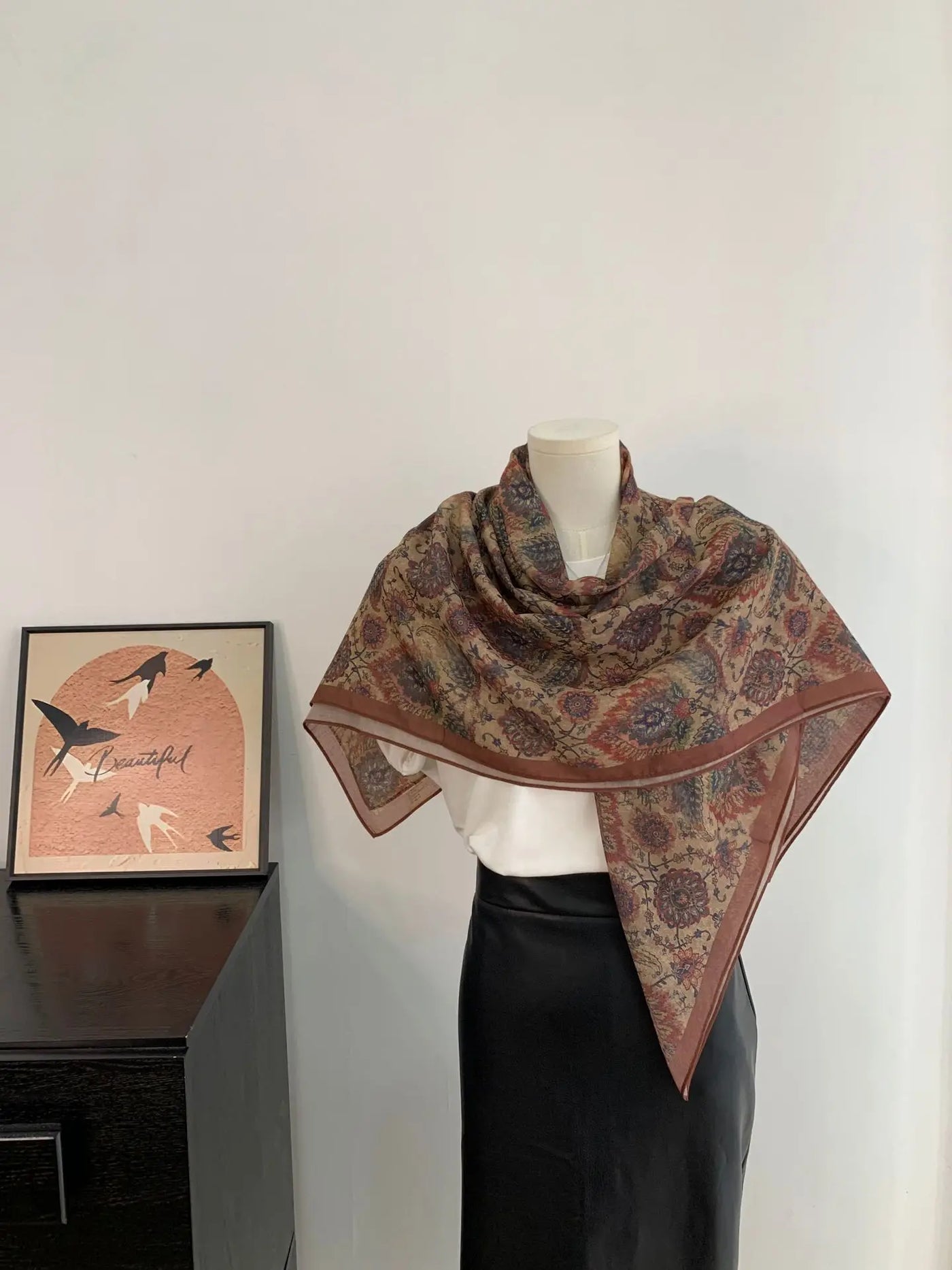 Raina French Shawl Scarf