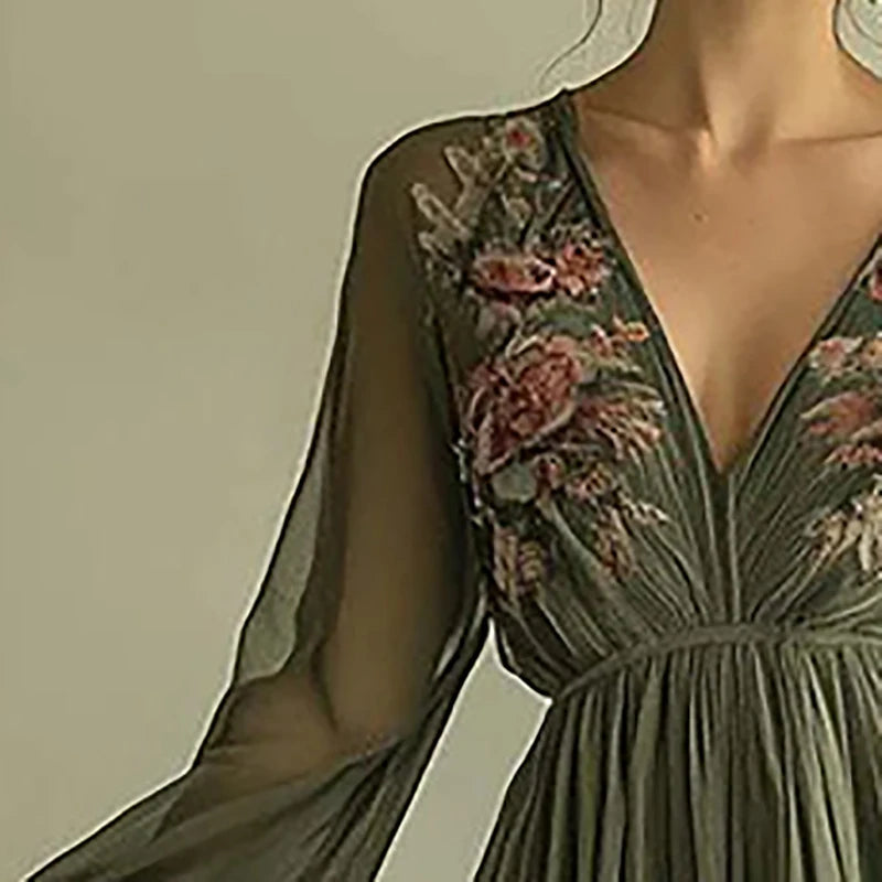 Sylvaine Floral Maxi Dress