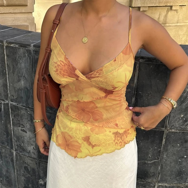 Boho Beachy Backless Tank Top