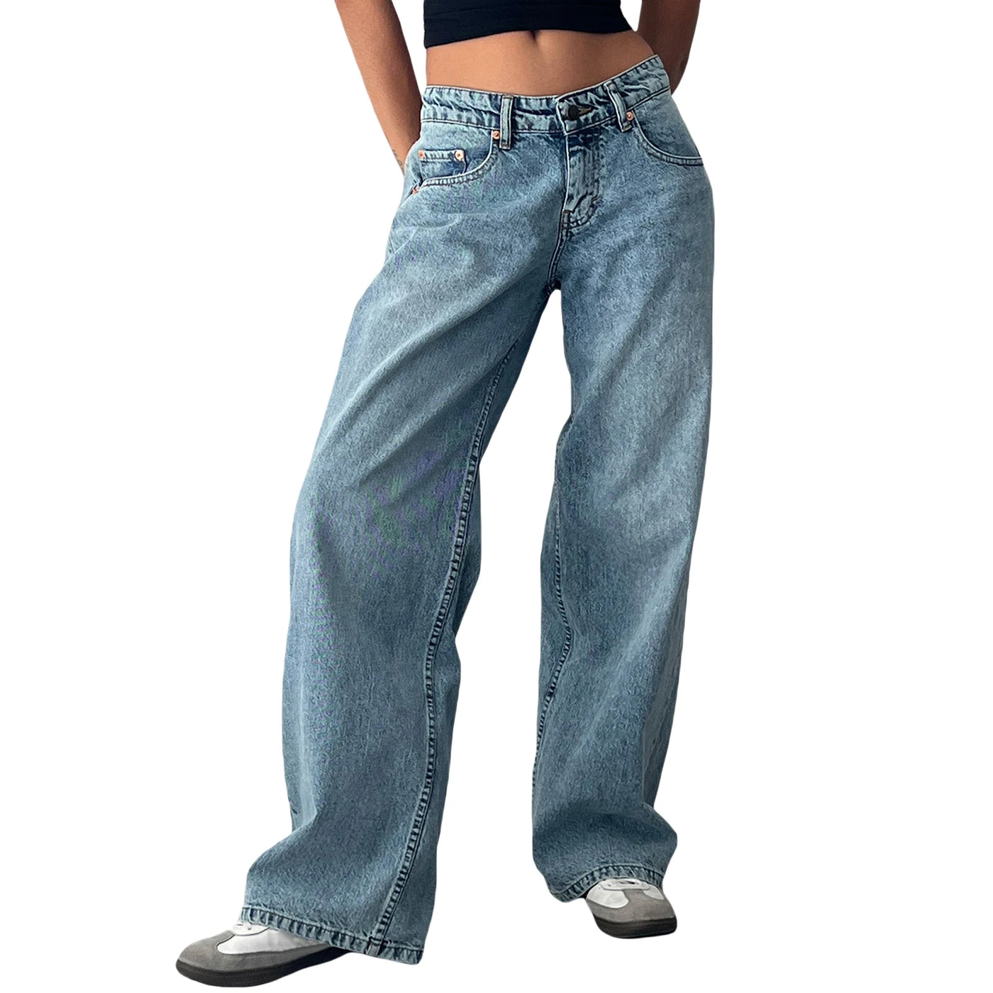 Elowen Boyfriend Wide Leg Jeans