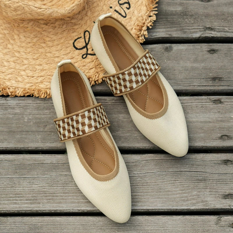 Roselane Knitted Flats