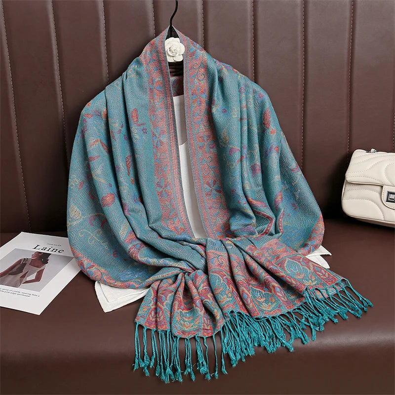 Meadow Cashmere Paisley Scarf