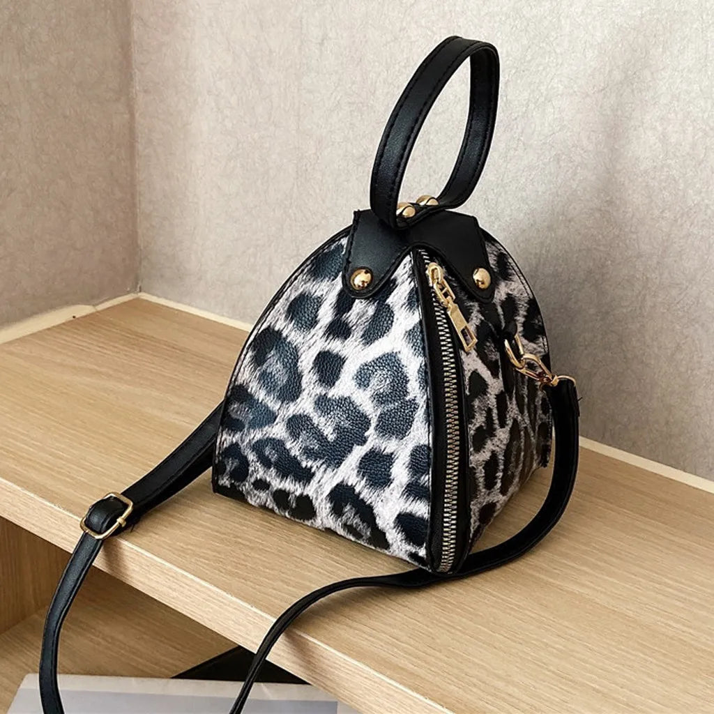 Animal Print Dumpling Purse