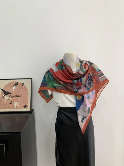 Raina French Shawl Scarf