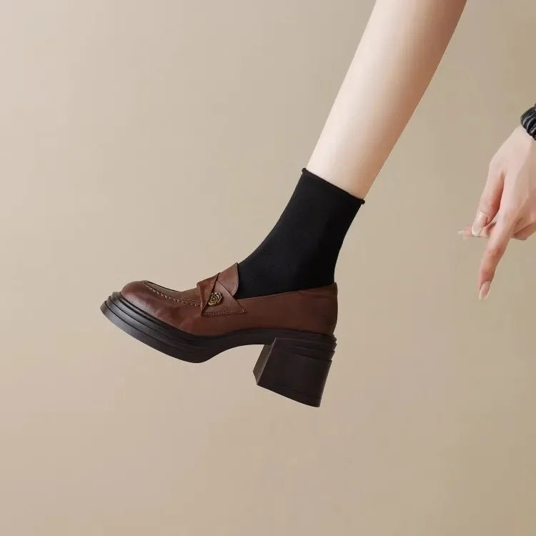 Ivy Belle Slip-On Block Heels