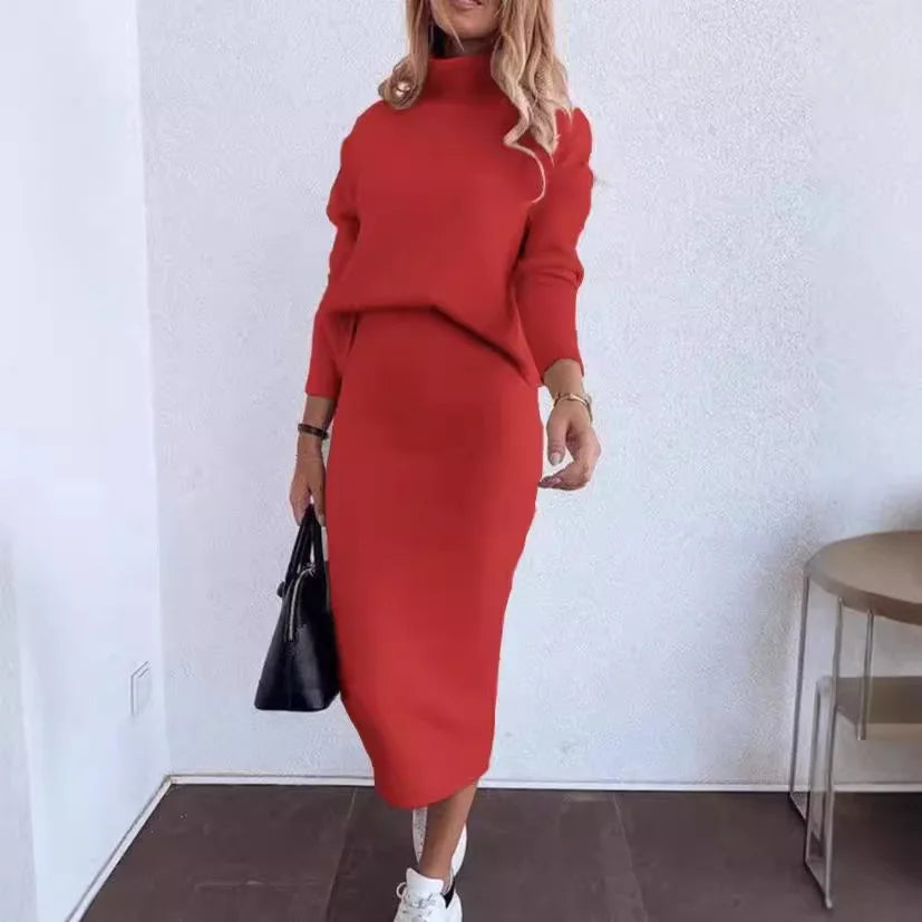 Octavia 2 Piece Sweater & High Waist Skirt Set