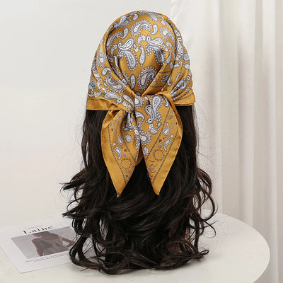 Orea Flow Silk Head Scarf
