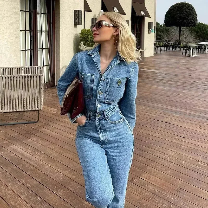 Amulet Denim Jumpsuit