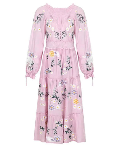 Alouette Embroidered Floral Dress