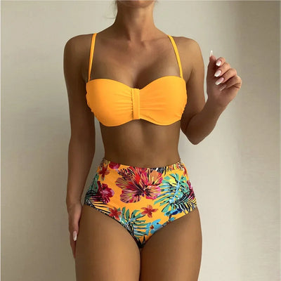 Oura Highwaist Bathing Suit Set