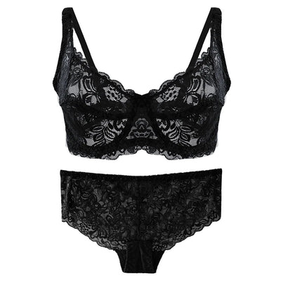 Citrine Lace w Pice Bra & Underwear Set