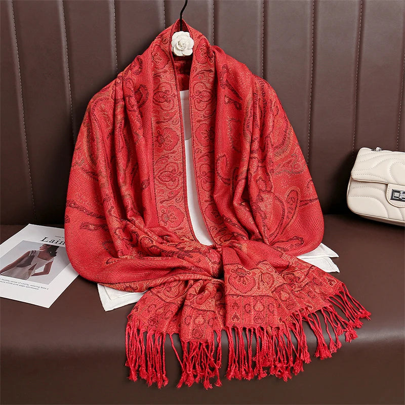 Meadow Cashmere Paisley Scarf