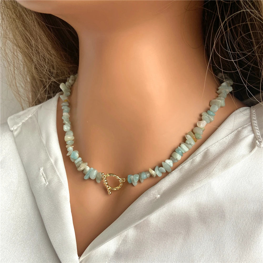 Healing Bohemian Gem Necklace