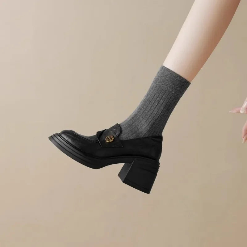 Ivy Belle Slip-On Block Heels