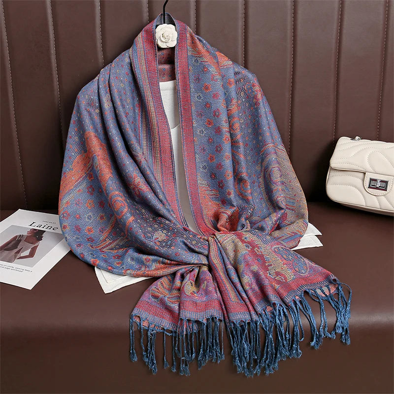 Meadow Cashmere Paisley Scarf