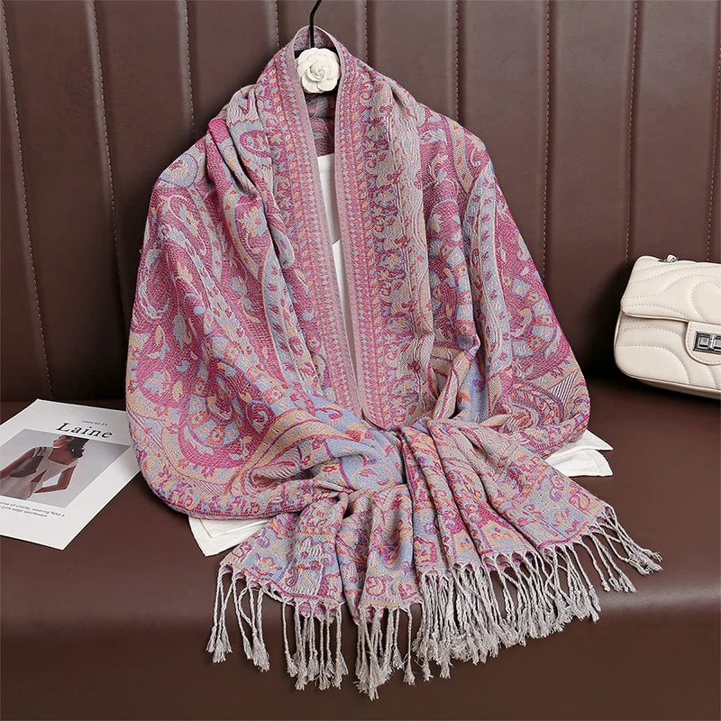 Meadow Cashmere Paisley Scarf