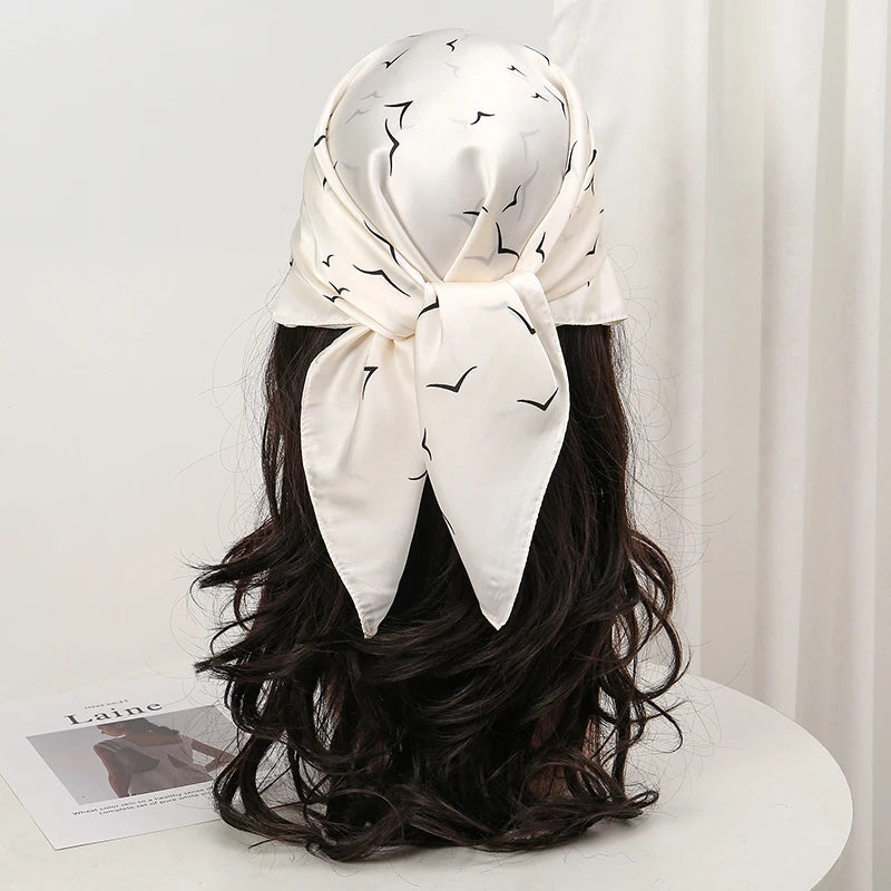 Orea Flow Silk Head Scarf