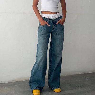 Elowen Boyfriend Wide Leg Jeans