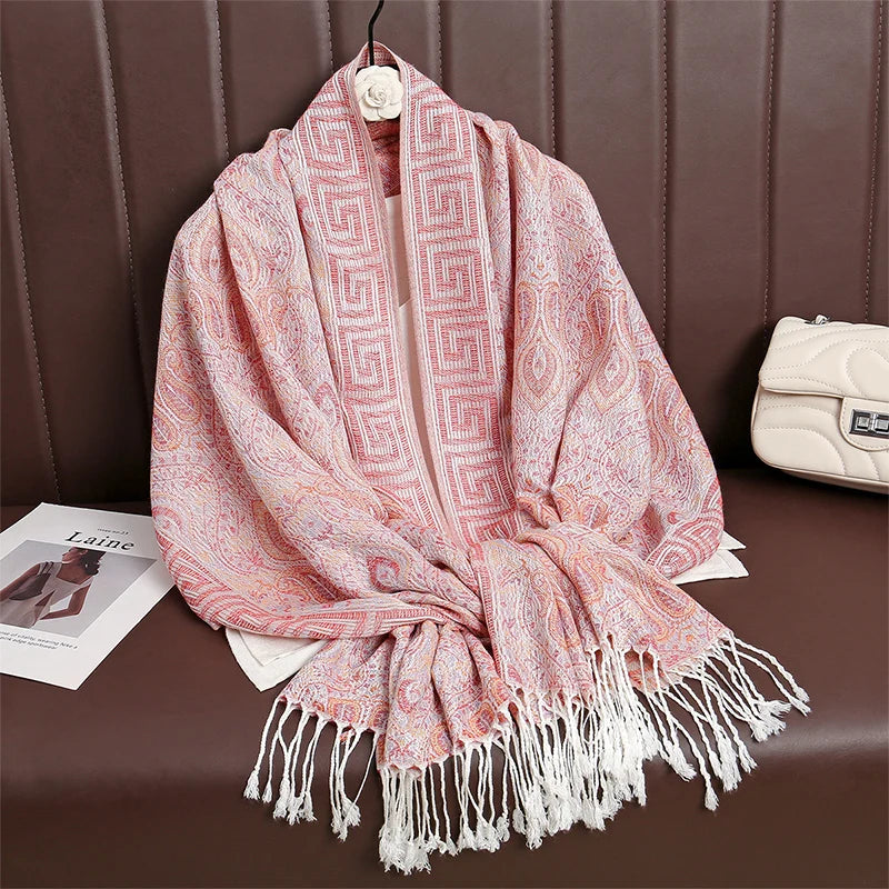 Meadow Cashmere Paisley Scarf