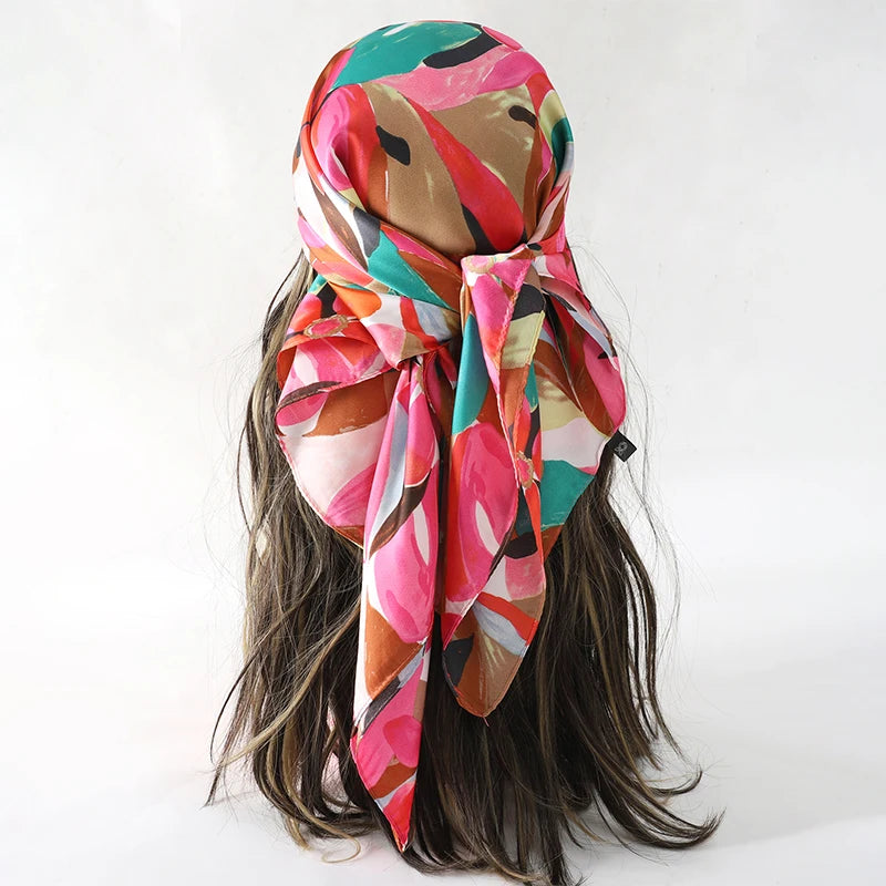 Orea Flow Silk Head Scarf