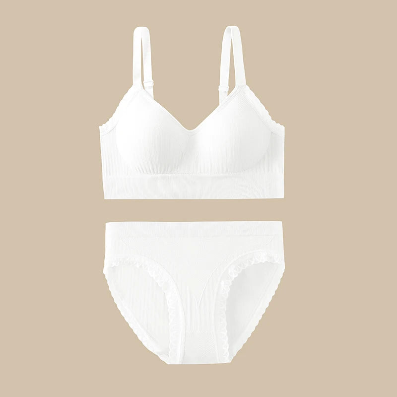 Coralfen 2 Piece Comfy Bra & Underwear Set