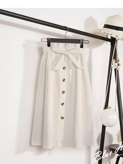Arven Button Skirt