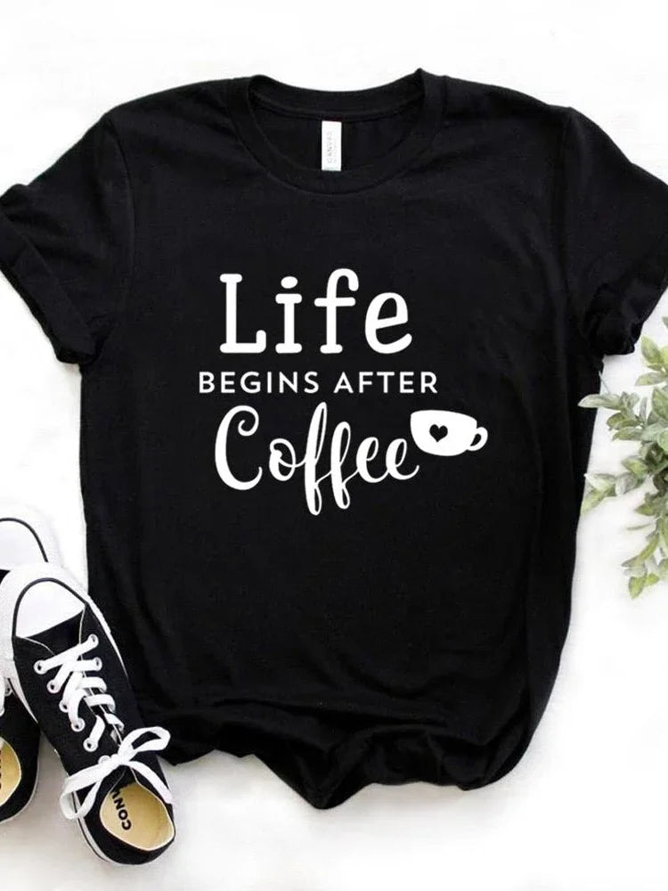 Life Begins After Coffee T-Shirt
