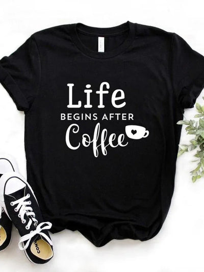 Life Begins After Coffee T-Shirt