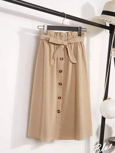 Arven Button Skirt
