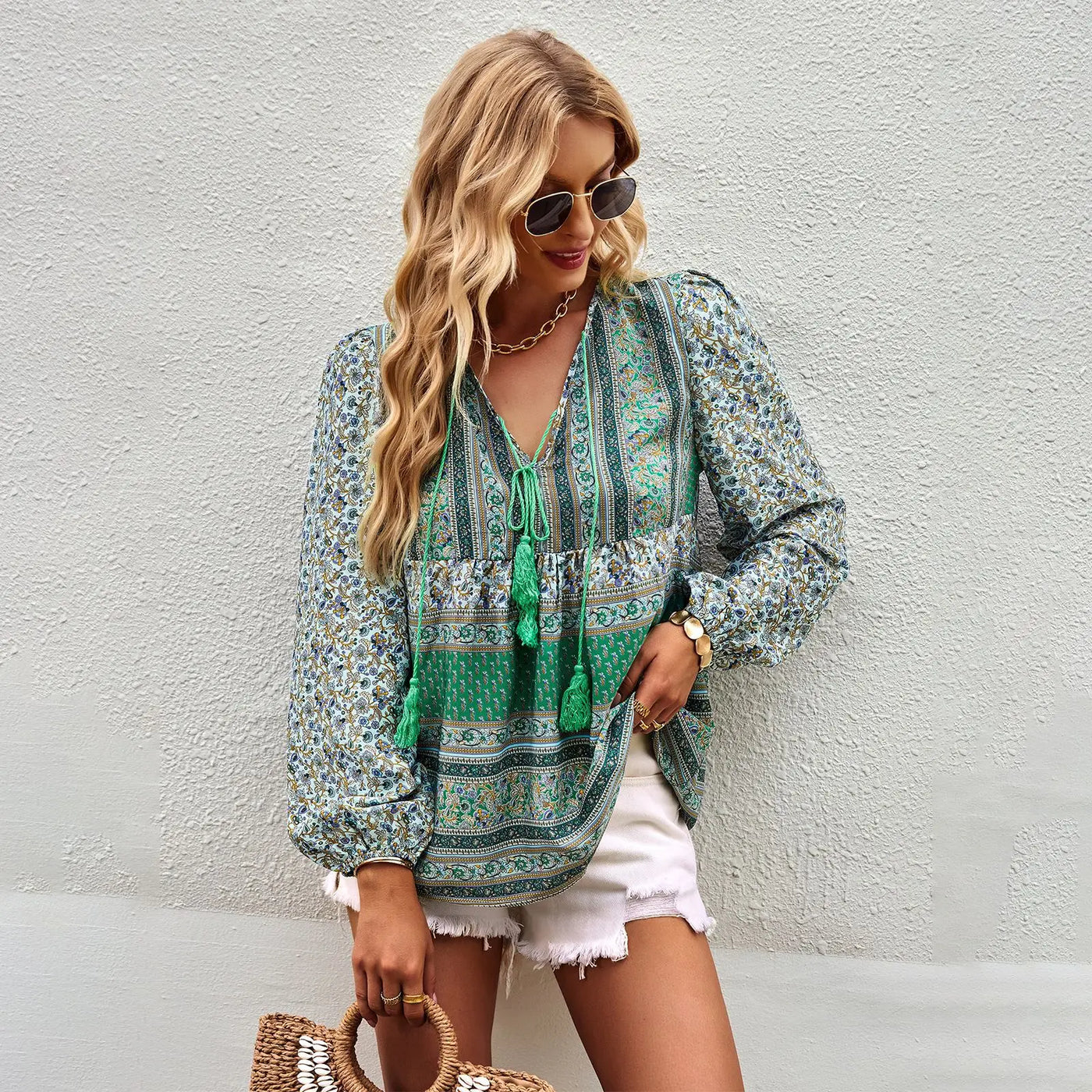 Moonlight Floral Blouse