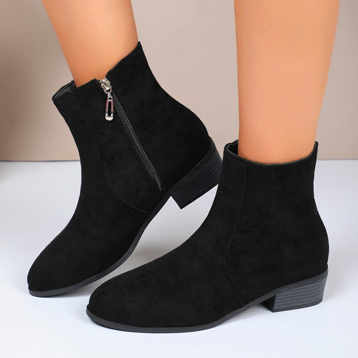 Sunstone Suede Booties