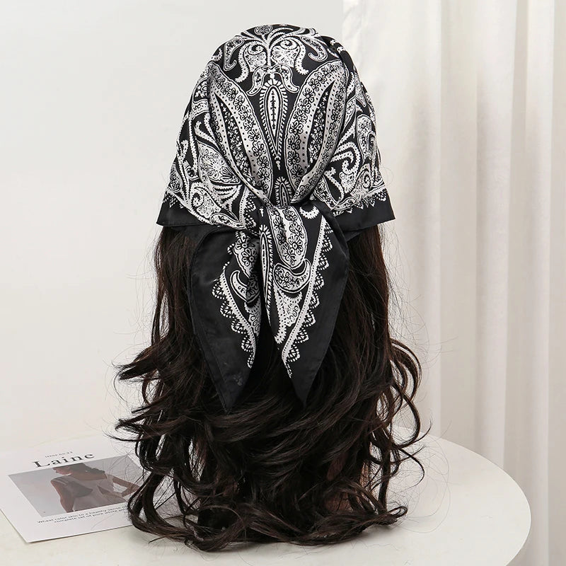 Orea Flow Silk Head Scarf