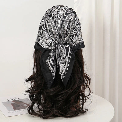 Orea Flow Silk Head Scarf