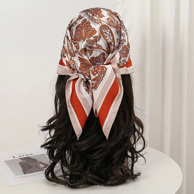 Orea Flow Silk Head Scarf