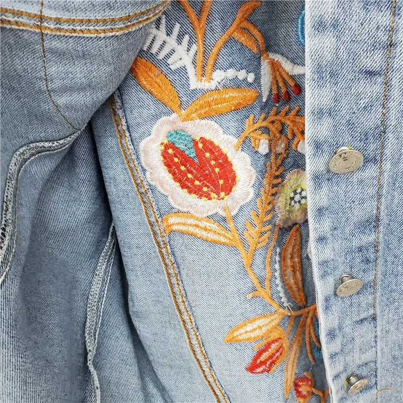 Sunset Sage Denim Jacket