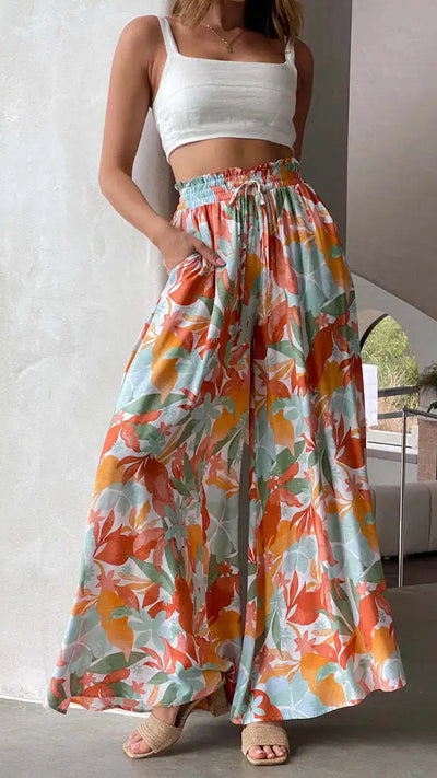 Caresse Wide Leg Boho Pants