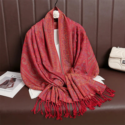 Meadow Cashmere Paisley Scarf